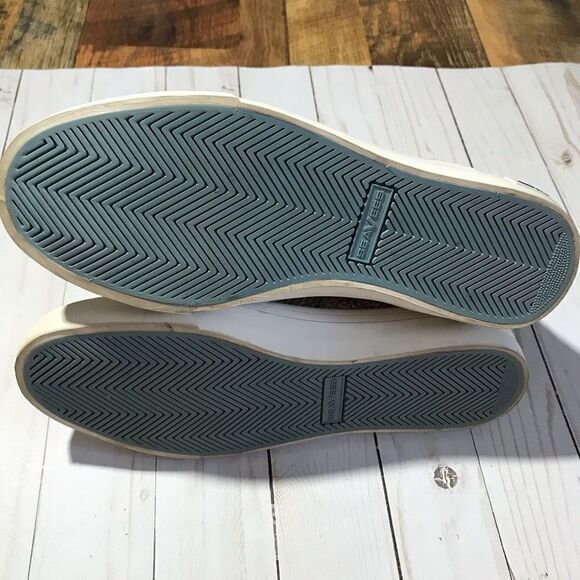 SeaVees SZ 8.5 slip on beige snake skin print shoes Huntington - Picture 8 of 9